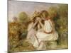 Two Girls, C.1890-Pierre-Auguste Renoir-Mounted Giclee Print