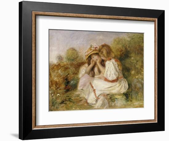 Two Girls, C.1890-Pierre-Auguste Renoir-Framed Giclee Print