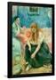 Two Girls. Date/Period: Ca. 1894. Painting. Oil on canvas. Height: 25.63 mm (1 in); Width: 21.25...-Berthe Morisot-Framed Poster