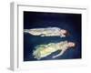 Two Girls Floating, 2004-Lucinda Arundell-Framed Giclee Print