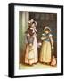 Two girls going to school' by Kate Greenaway-Kate Greenaway-Framed Giclee Print