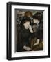 Two Girls in Black, 1880-1882-Pierre-Auguste Renoir-Framed Giclee Print