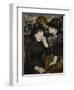 Two Girls in Black, 1880-1882-Pierre-Auguste Renoir-Framed Giclee Print