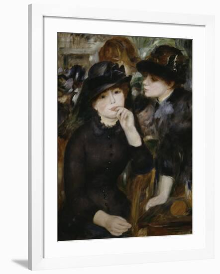 Two Girls in Black, 1880-1882-Pierre-Auguste Renoir-Framed Giclee Print