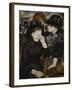 Two Girls in Black, 1880-1882-Pierre-Auguste Renoir-Framed Giclee Print