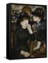 Two Girls in Black, 1880-1882-Pierre-Auguste Renoir-Framed Stretched Canvas