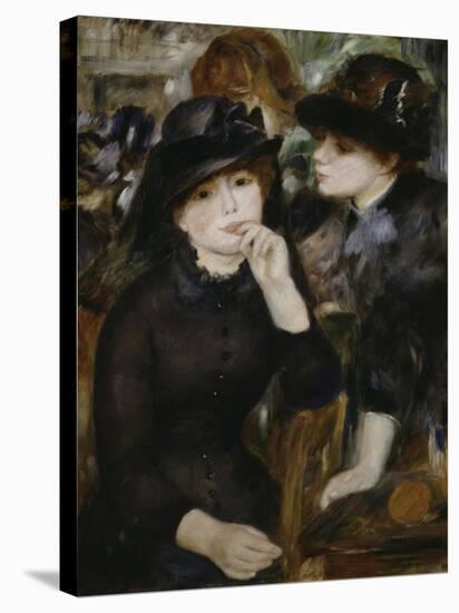 Two Girls in Black, 1880-1882-Pierre-Auguste Renoir-Stretched Canvas