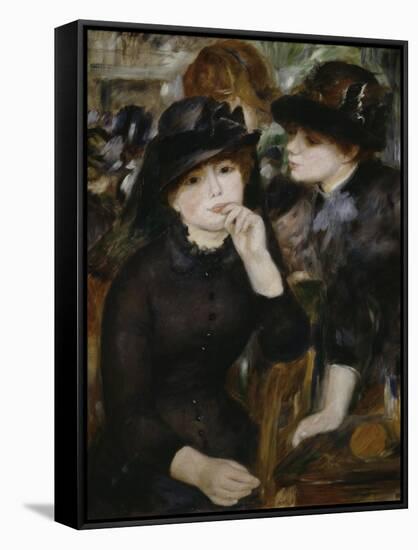 Two Girls in Black, 1880-1882-Pierre-Auguste Renoir-Framed Stretched Canvas