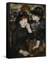 Two Girls in Black, 1880-1882-Pierre-Auguste Renoir-Framed Stretched Canvas