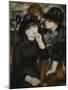 Two Girls in Black, 1880-1882-Pierre-Auguste Renoir-Mounted Giclee Print