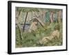 Two Girls in the Woods-Otto Mueller-Framed Giclee Print