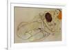 Two Girls (Lovers), 1914-Egon Schiele-Framed Giclee Print