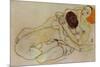 Two Girls (Lovers), 1914-Egon Schiele-Mounted Giclee Print