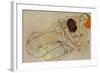 Two Girls (Lovers), 1914-Egon Schiele-Framed Giclee Print