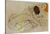 Two Girls (Lovers), 1914-Egon Schiele-Stretched Canvas