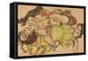 Two Girls Lying Entwined, 1915-Egon Schiele-Framed Stretched Canvas