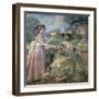 Two Girls on a Terrace, 1903-Charles Guerin-Framed Giclee Print