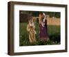 Two Girls Play in the Bamiyan Valley, Next to the Buddha Statue That was Destroyed, July 19, 2006-Rodrigo Abd-Framed Photographic Print