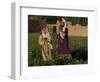 Two Girls Play in the Bamiyan Valley, Next to the Buddha Statue That was Destroyed, July 19, 2006-Rodrigo Abd-Framed Photographic Print