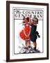 "Two Girls Playing with Flowers," Country Gentleman Cover, May 31, 1924-Sarah Stilwell Weber-Framed Giclee Print