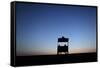 Two Girls Sit on a Bench by a Lake in Yangon at Sunrise-Damir Sagolj-Framed Stretched Canvas