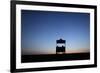 Two Girls Sit on a Bench by a Lake in Yangon at Sunrise-Damir Sagolj-Framed Photographic Print