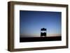 Two Girls Sit on a Bench by a Lake in Yangon at Sunrise-Damir Sagolj-Framed Photographic Print