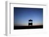 Two Girls Sit on a Bench by a Lake in Yangon at Sunrise-Damir Sagolj-Framed Photographic Print