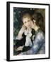 Two Girls Talking-Pierre-Auguste Renoir-Framed Giclee Print