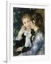 Two Girls Talking-Pierre-Auguste Renoir-Framed Giclee Print