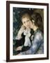 Two Girls Talking-Pierre-Auguste Renoir-Framed Giclee Print