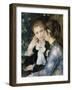 Two Girls Talking-Pierre-Auguste Renoir-Framed Giclee Print