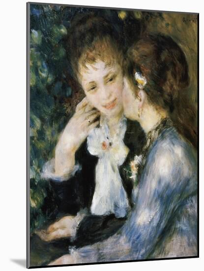 Two Girls Talking-Pierre-Auguste Renoir-Mounted Giclee Print
