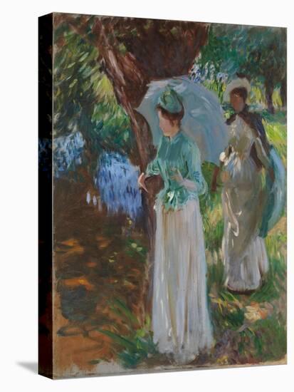 Two Girls with Parasols, 1888-John Singer Sargent-Stretched Canvas