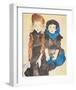 Two Girls-Egon Schiele-Framed Premium Giclee Print