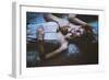 Two Girls-Michalina Wozniak-Framed Photographic Print