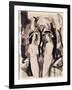 Two Girls-Auguste Macke-Framed Giclee Print