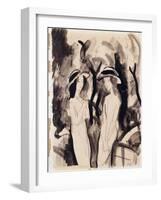 Two Girls-Auguste Macke-Framed Giclee Print