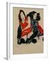 Two Girls-Egon Schiele-Framed Giclee Print