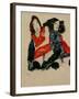 Two Girls-Egon Schiele-Framed Giclee Print