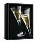 Two glasses of champagne-null-Framed Stretched Canvas