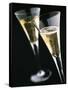 Two glasses of champagne-null-Framed Stretched Canvas