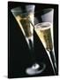 Two glasses of champagne-null-Stretched Canvas