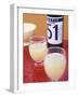 Two Glasses of Pastis, Bottle of Pastis Behind-Peter Medilek-Framed Photographic Print