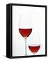 Two Glasses of Red Wine-Joerg Lehmann-Framed Stretched Canvas