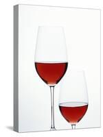 Two Glasses of Red Wine-Joerg Lehmann-Stretched Canvas