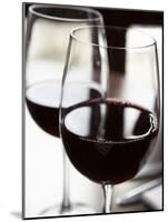 Two Glasses of Red Wine-null-Mounted Photographic Print