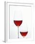 Two Glasses of Red Wine-Joerg Lehmann-Framed Photographic Print