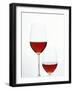 Two Glasses of Red Wine-Joerg Lehmann-Framed Photographic Print