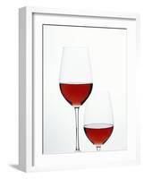 Two Glasses of Red Wine-Joerg Lehmann-Framed Photographic Print